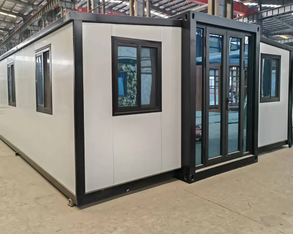 20ft 40ft Expandable Container House Tiny Portable Villa With Full Bathroom and 3 Bedroom With Terrace and Roof - 图片 2