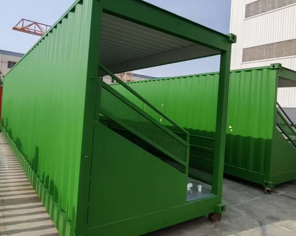 20ft 40ft Modular Tribune Stadium Container with Seating Grandstand Sporting Event Bleachers Portable Stand Container - 图片 5